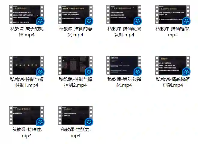 Leon私教课V3.0|实战指南+限时揭秘+专属情感成长计划-启明情感网